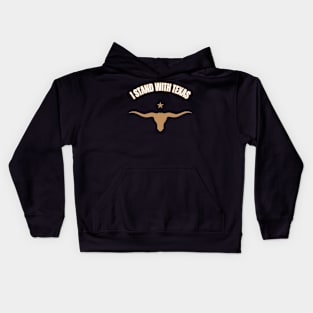 I stand with Texas Kids Hoodie